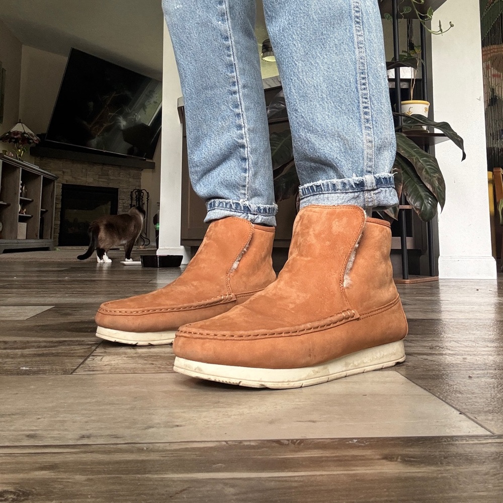 Men's Sperry Tan Suede Ankle Boots